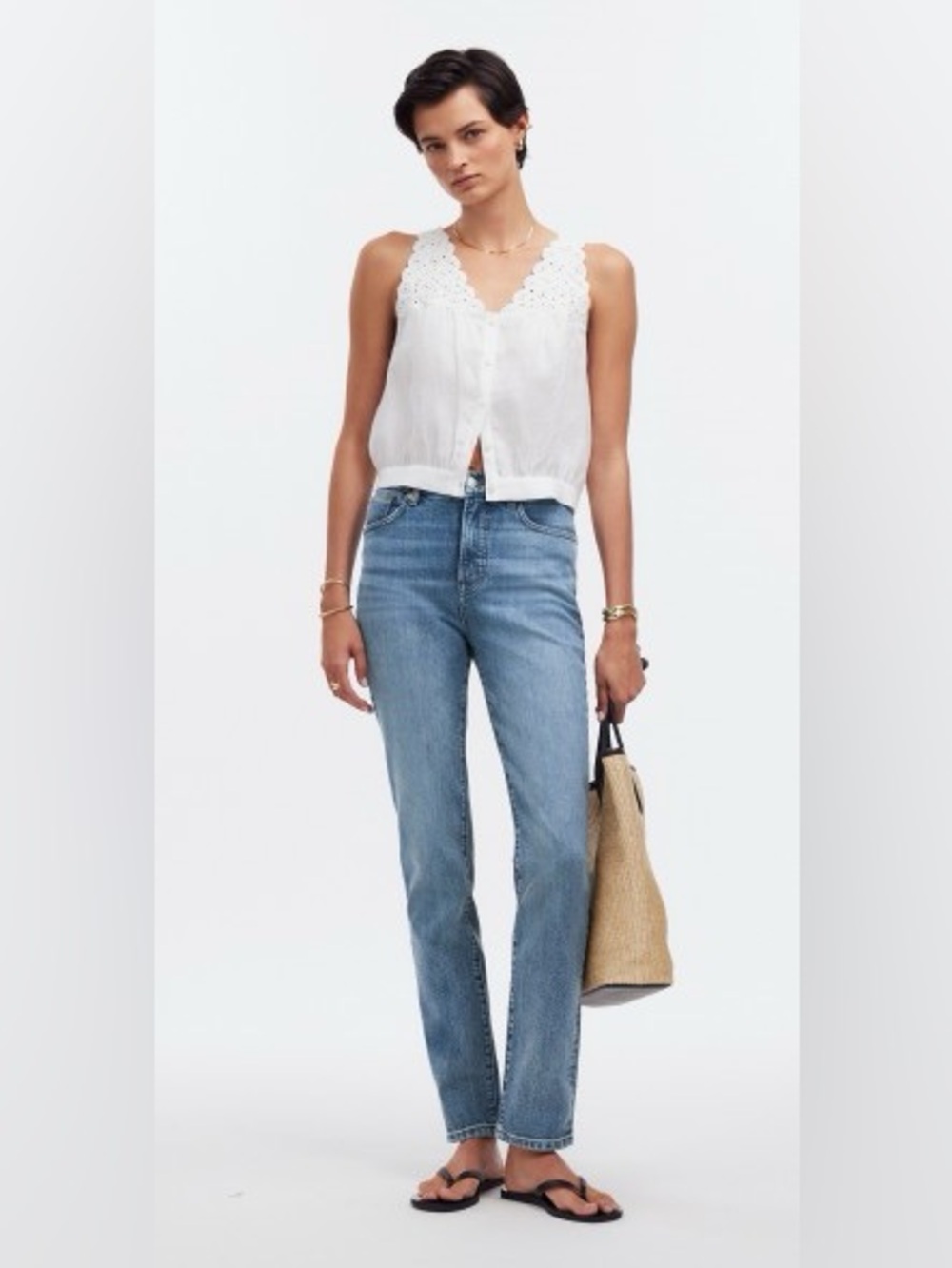 Madewell Perfect Vintage Jeans Size 28 Petite 90s Mom Jean Classic Capsule